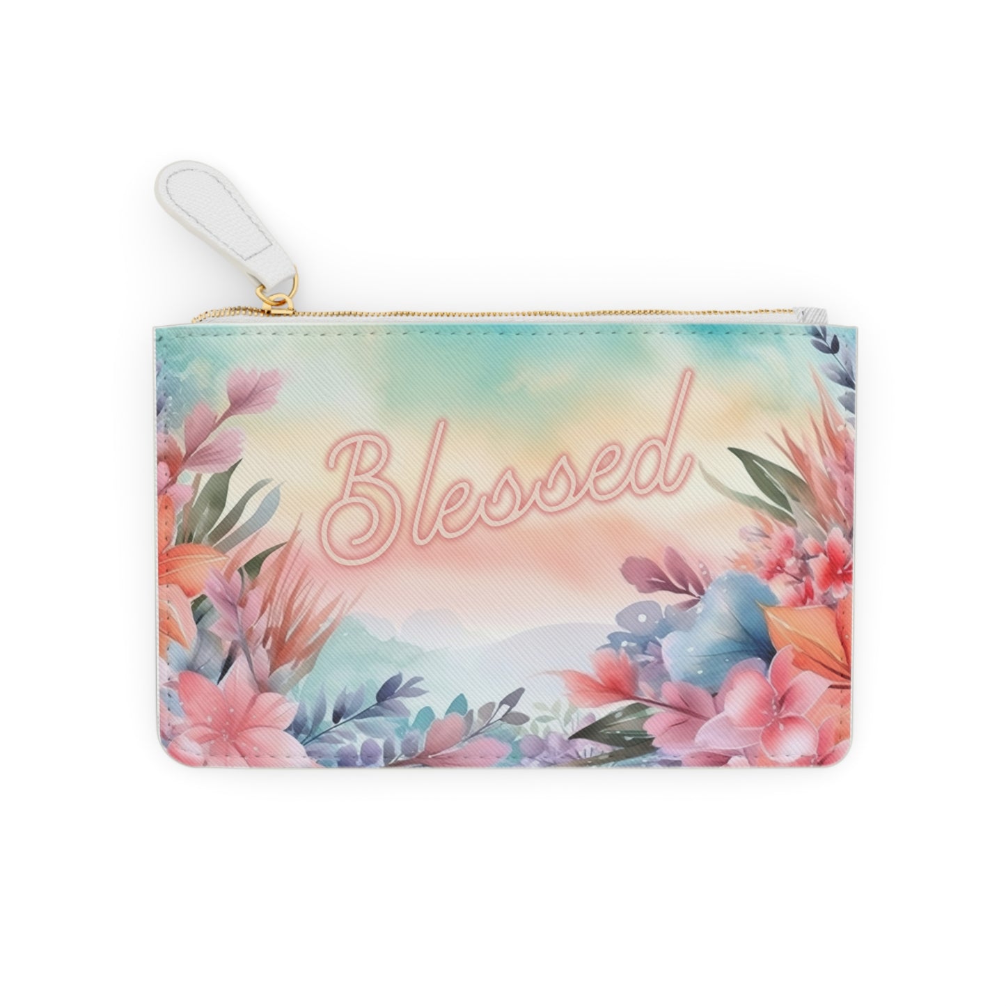 Blessed Floral Mini Clutch Bag