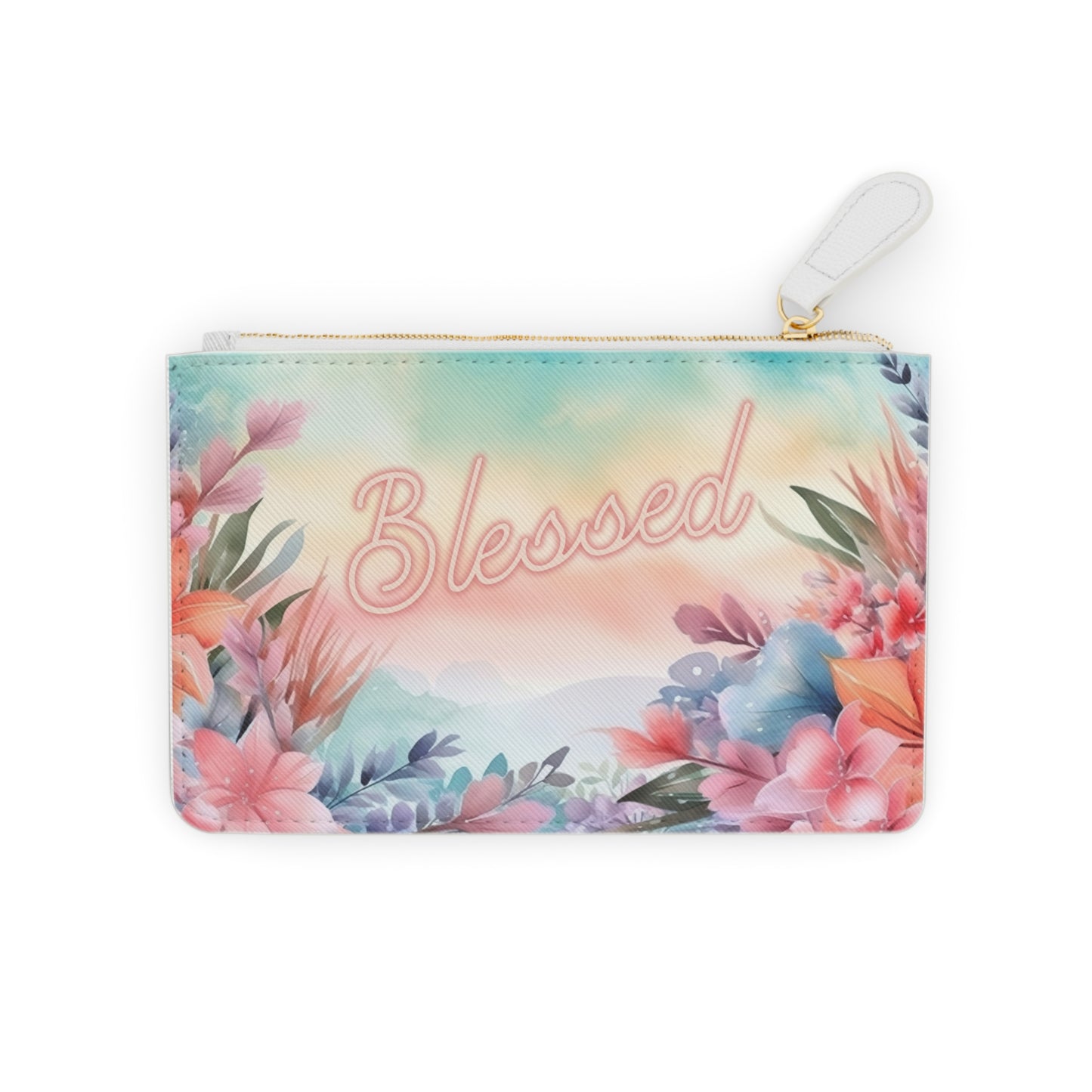 Blessed Floral Mini Clutch Bag