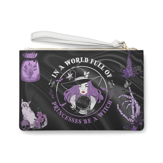 Be a Witch Clutch Bag - Magical Halloween Wristlet,  Witchy Accessories