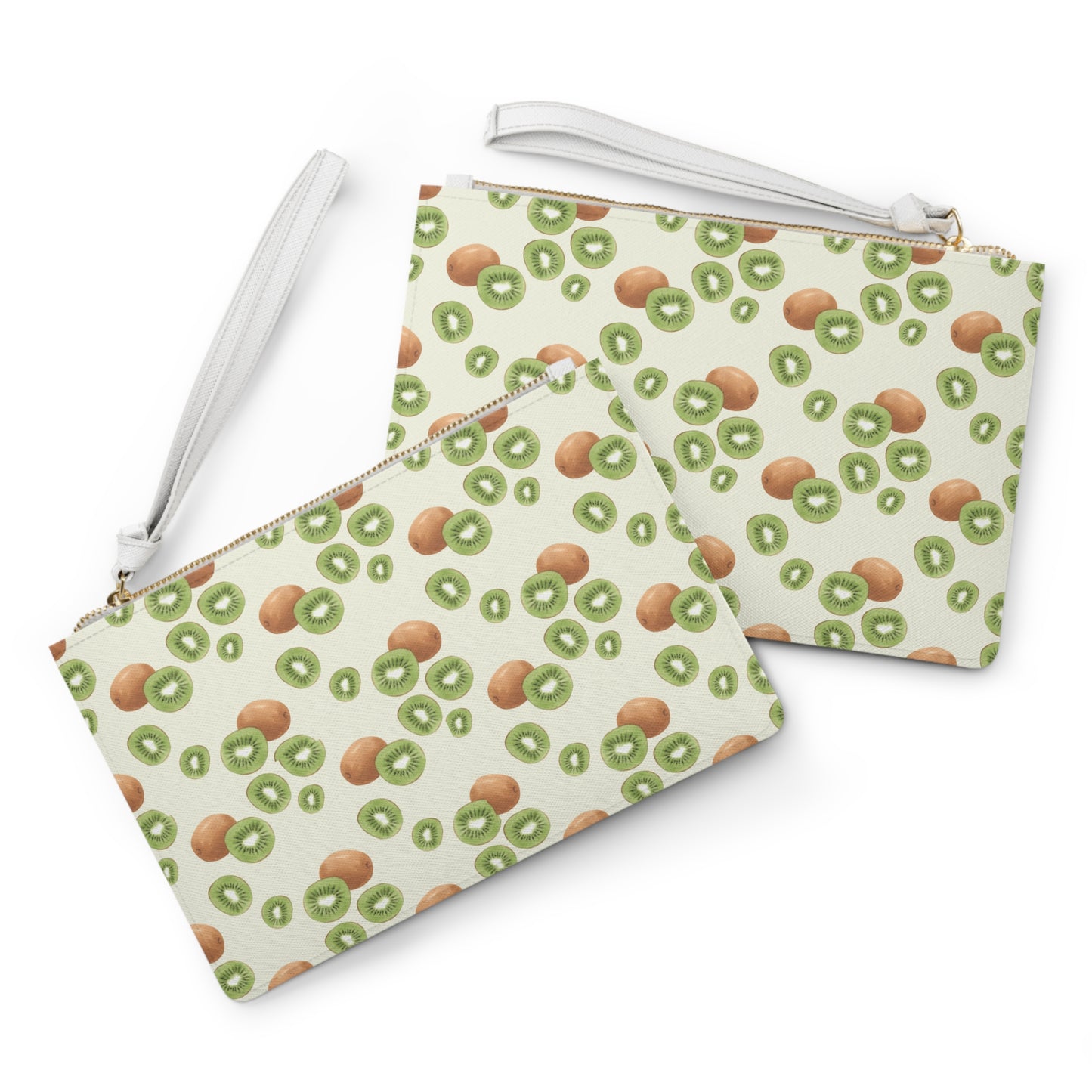 Kiwi Wristlet - Kiwi Clutch Bag - 9.5'' x 6.6''