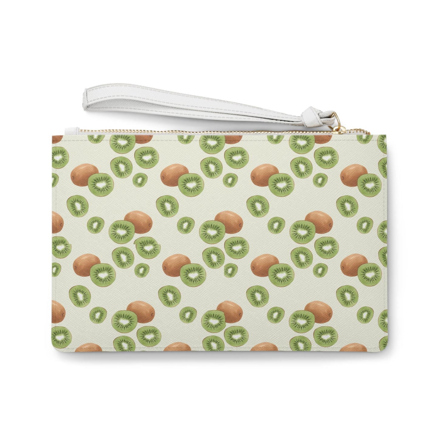 Kiwi Wristlet - Kiwi Clutch Bag - 9.5'' x 6.6''