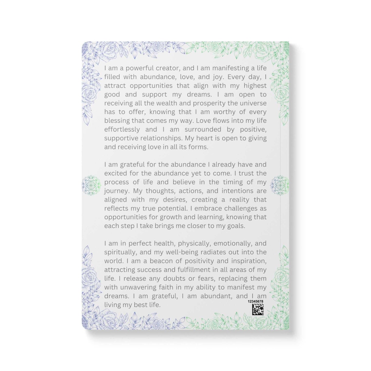 Abundance Affirmations Journal | Guide and Workbook - GV by Good Vibes