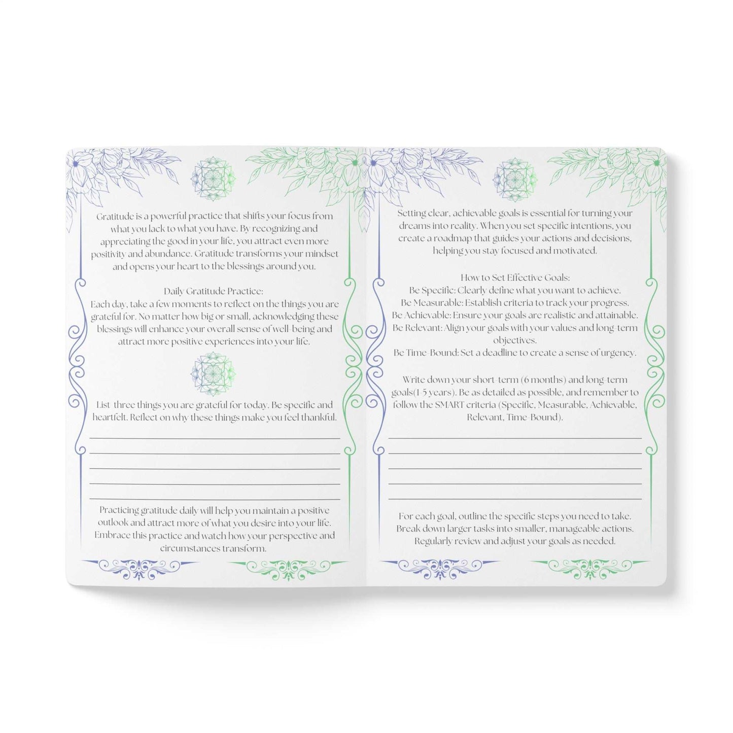 Abundance Affirmations Journal | Guide and Workbook - GV by Good Vibes