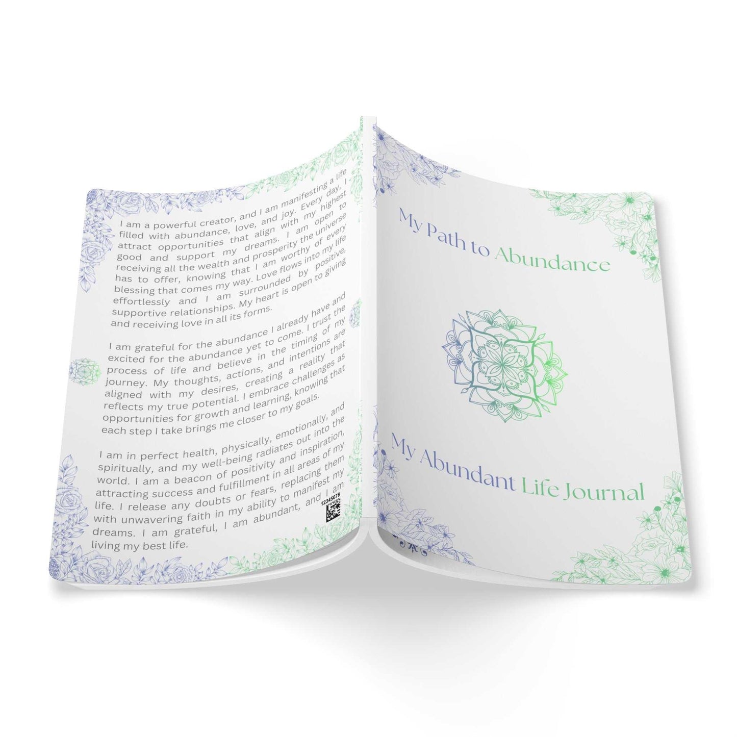 Abundance Affirmations Journal | Guide and Workbook - GV by Good Vibes