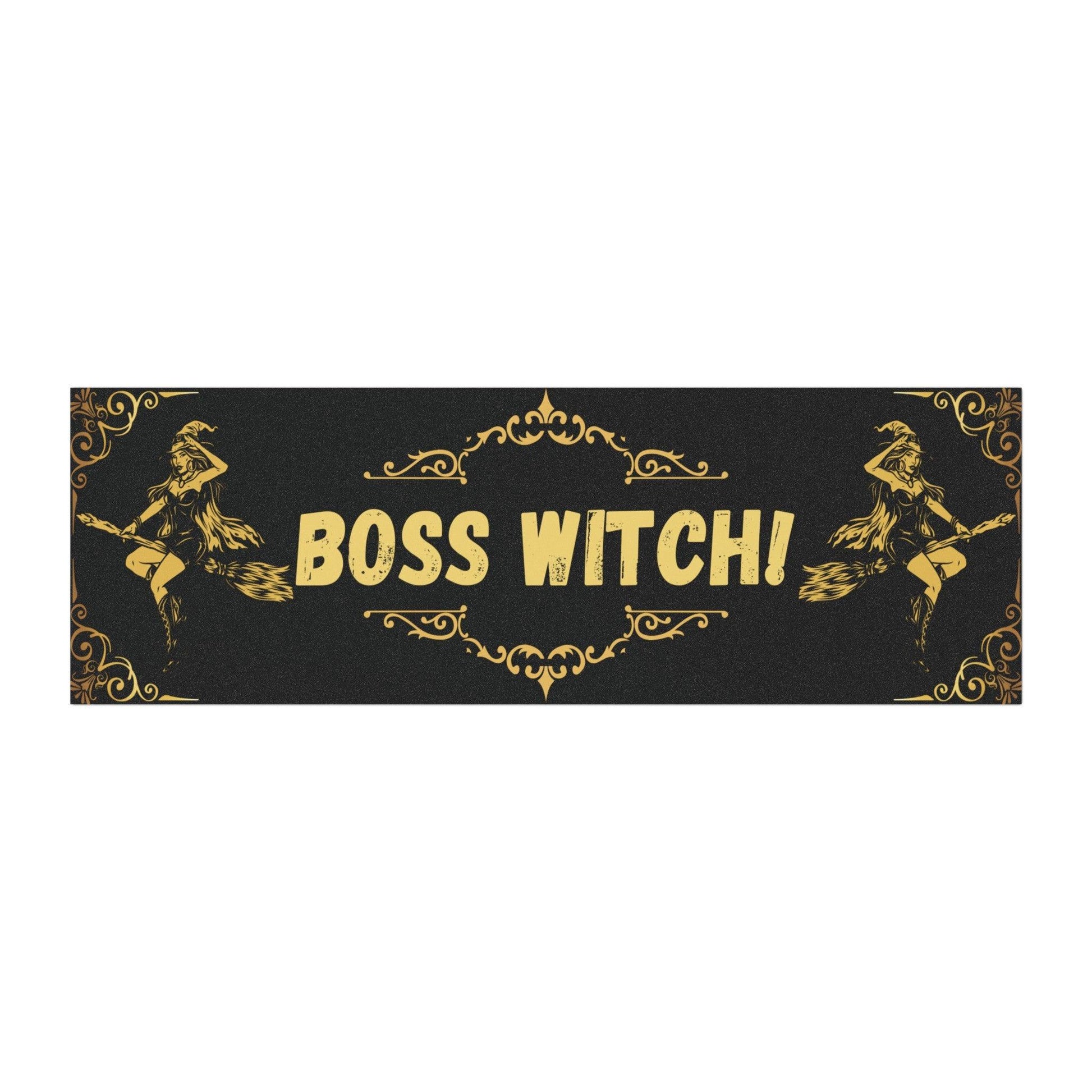 Boss Witch! Magnetic Bumper Sticker – 10"x3" - GV by Good Vibes