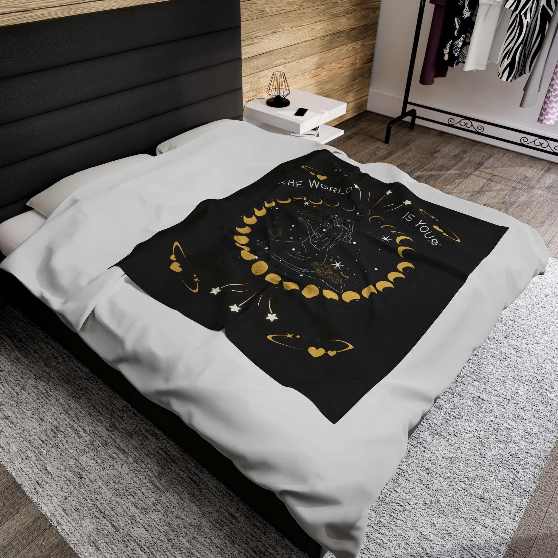 Celestial Embrace Velveteen Blanket - GV by Good Vibes