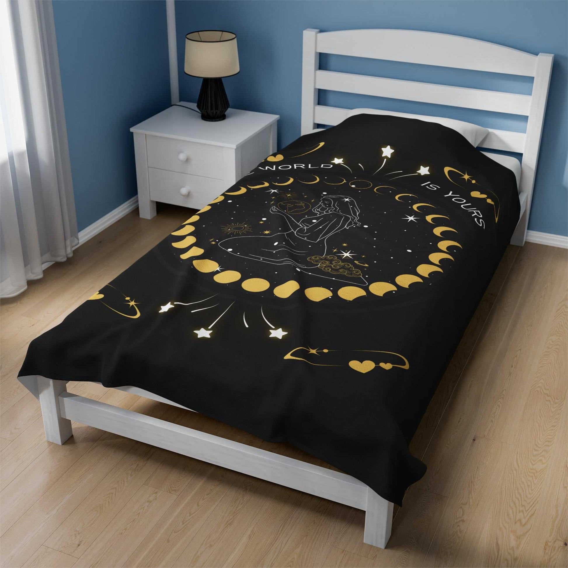 Celestial Embrace Velveteen Blanket - GV by Good Vibes