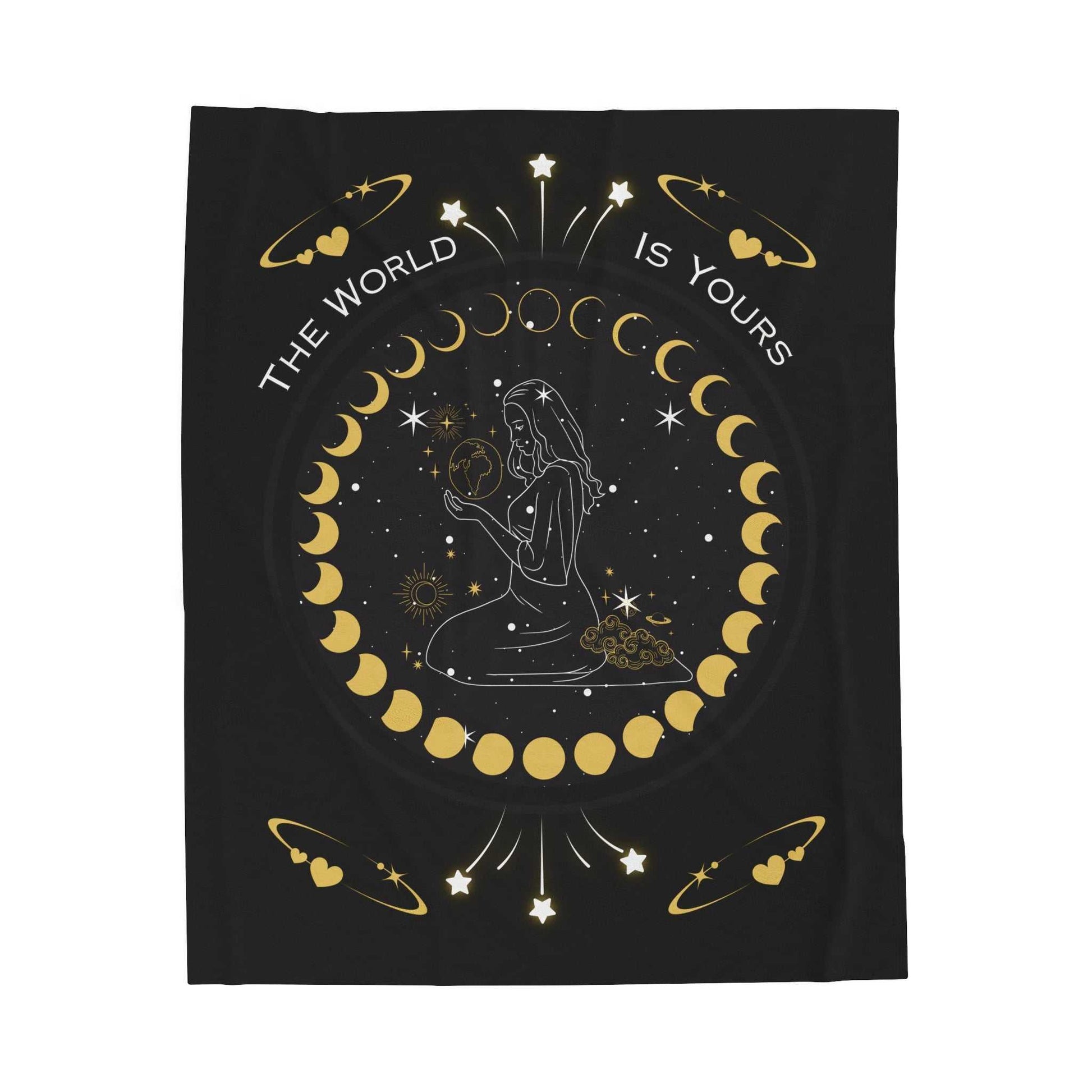 Celestial Embrace Velveteen Blanket - GV by Good Vibes