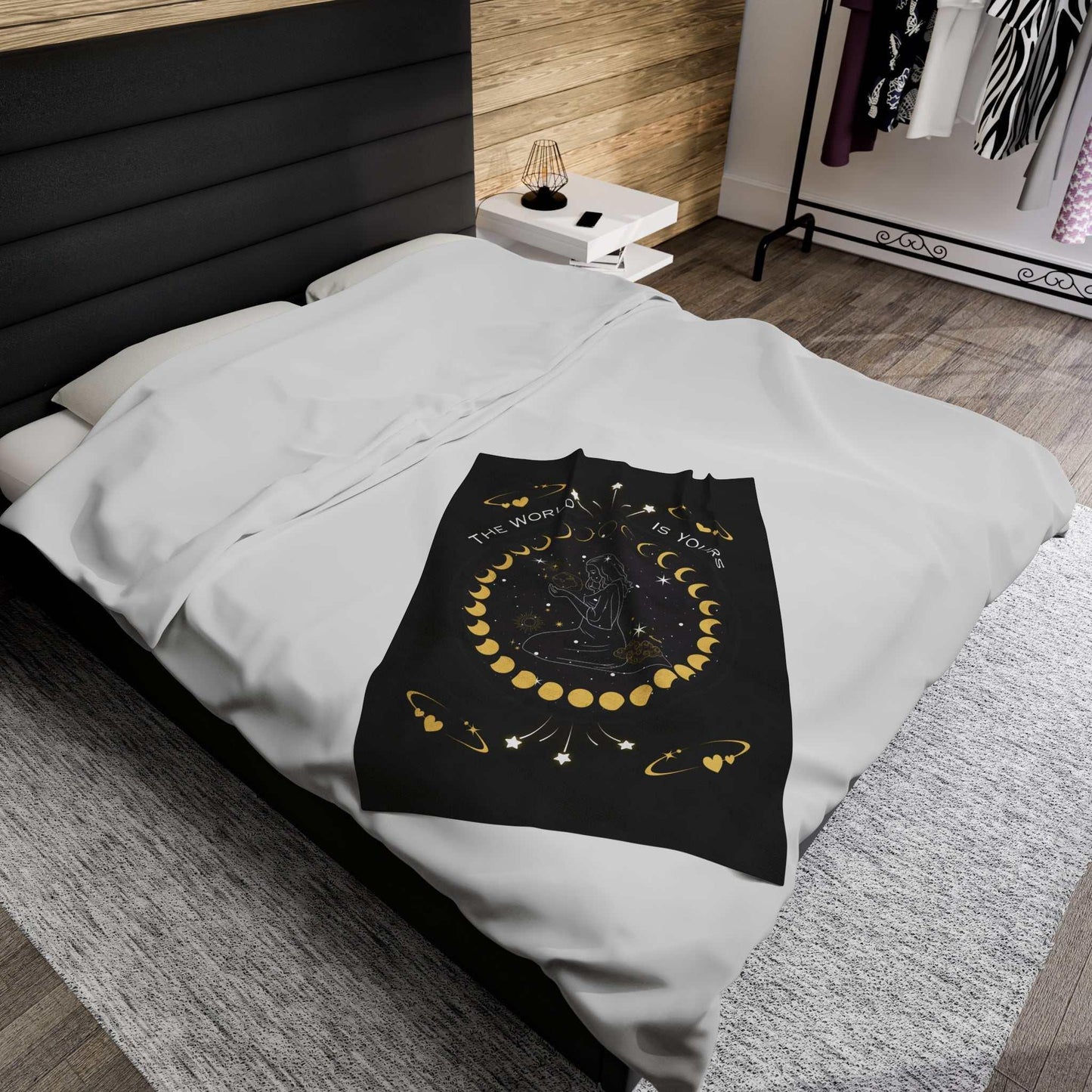 Celestial Embrace Velveteen Blanket - GV by Good Vibes