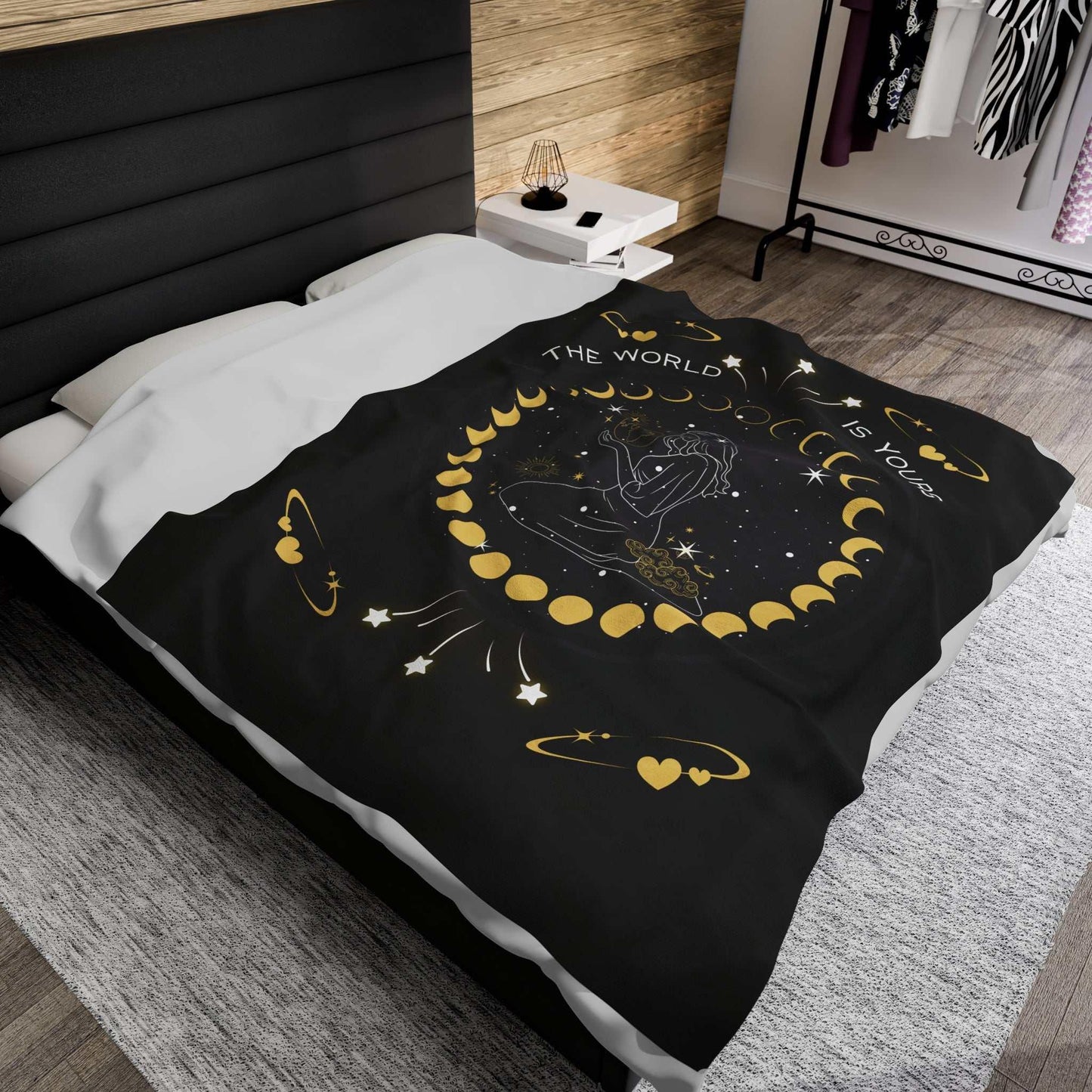 Celestial Embrace Velveteen Blanket - GV by Good Vibes