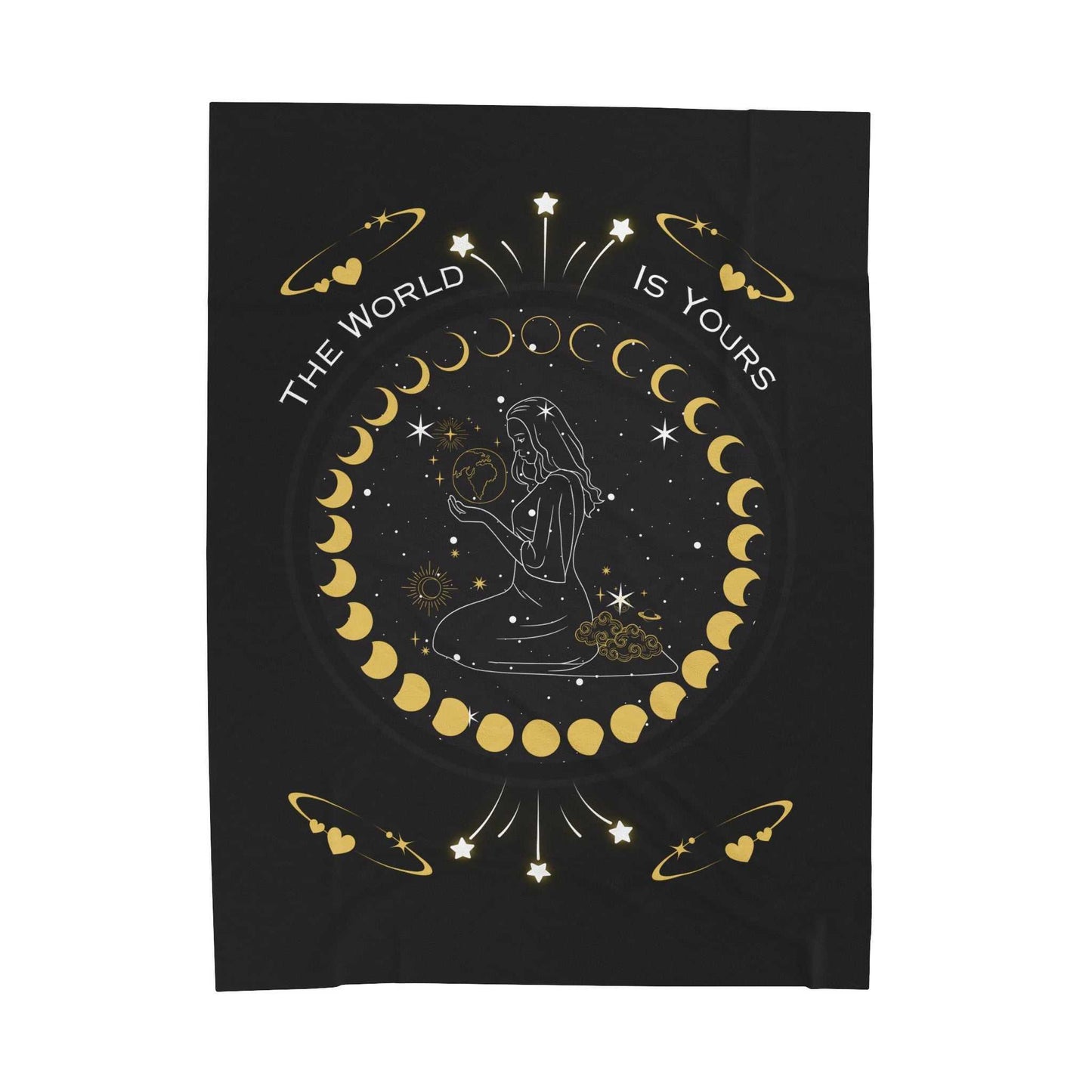 Celestial Embrace Velveteen Blanket - GV by Good Vibes