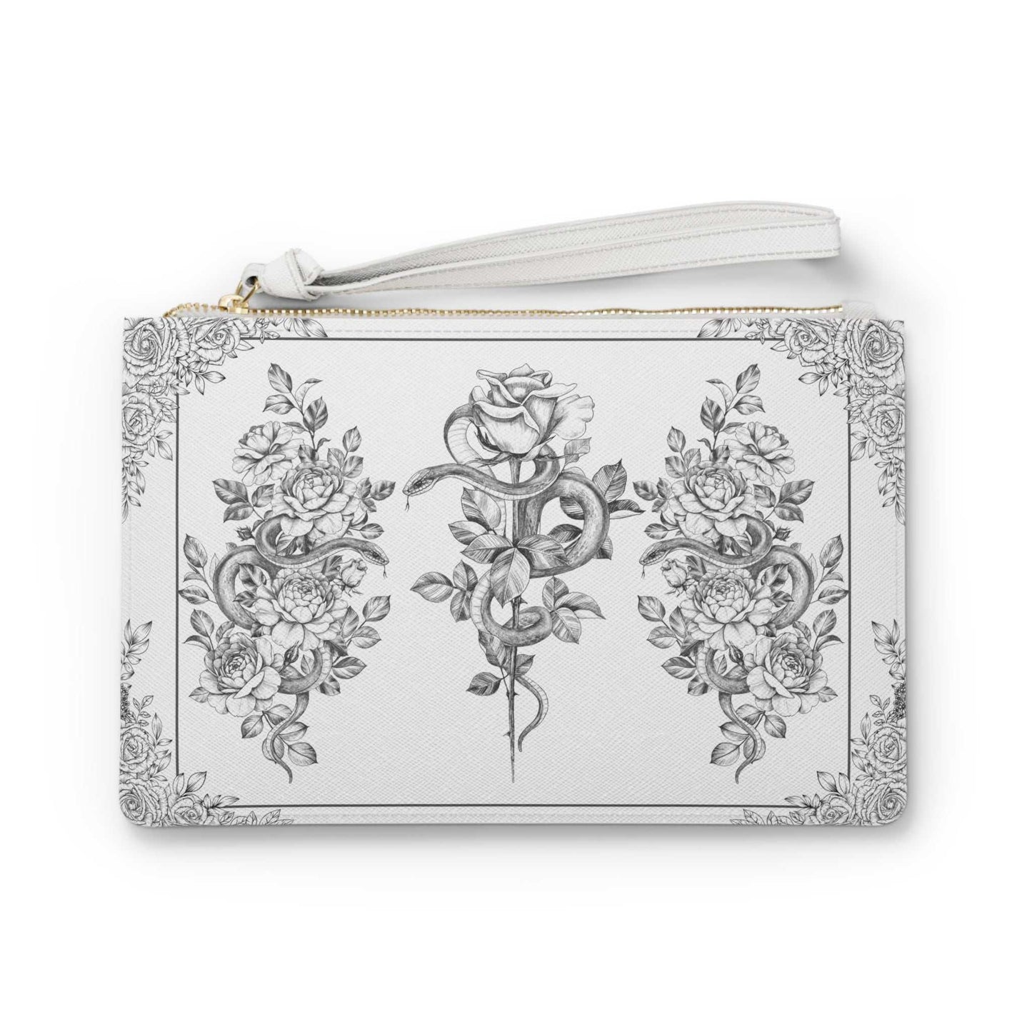 Enchanted Serpent Rose Clutch - GV by Good Vibes