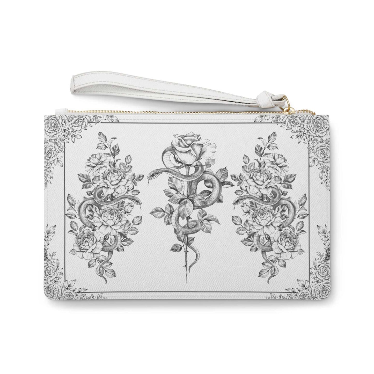 Enchanted Serpent Rose Clutch - GV by Good Vibes