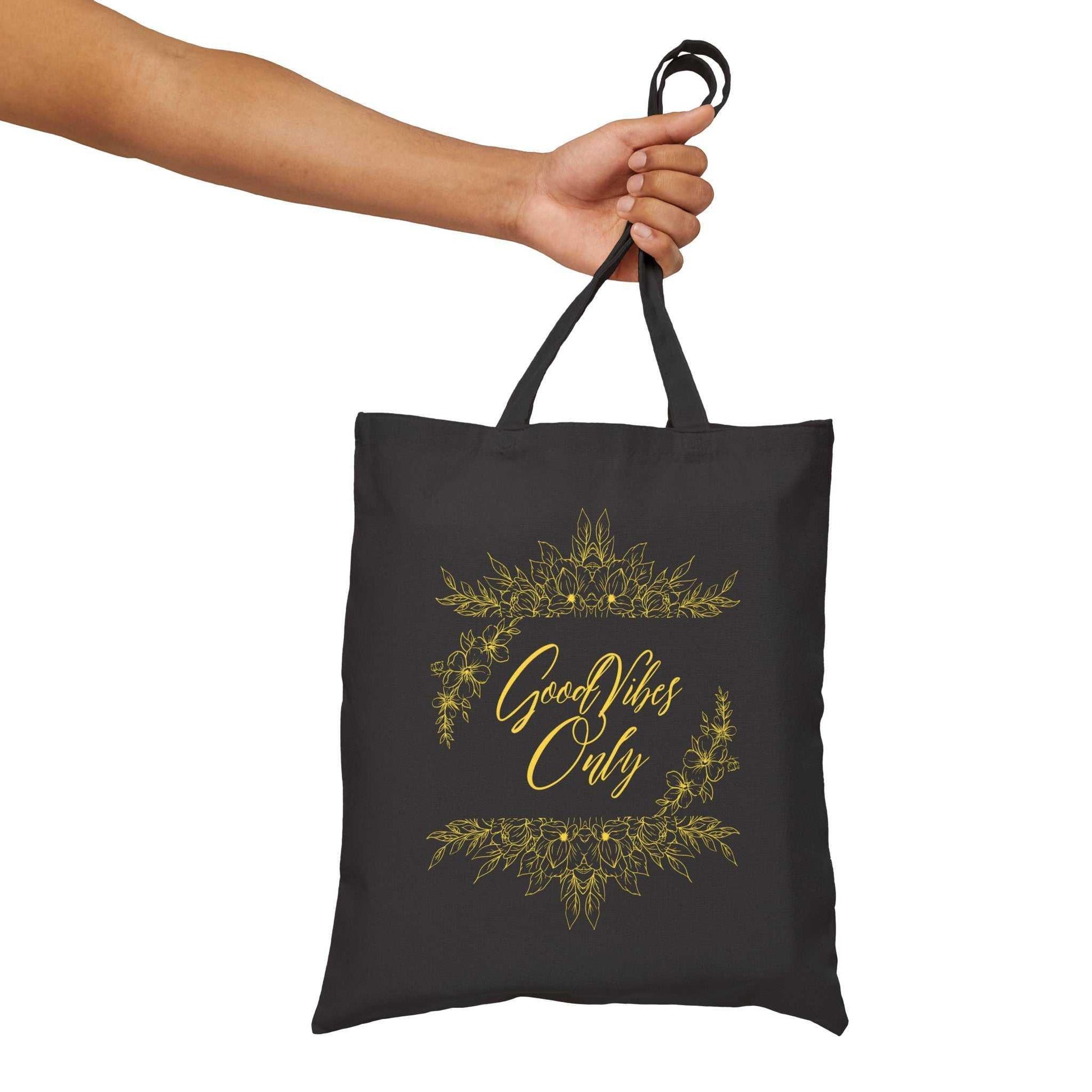 Good Vibes Only Canvas Tote Bag - GV by Good Vibes