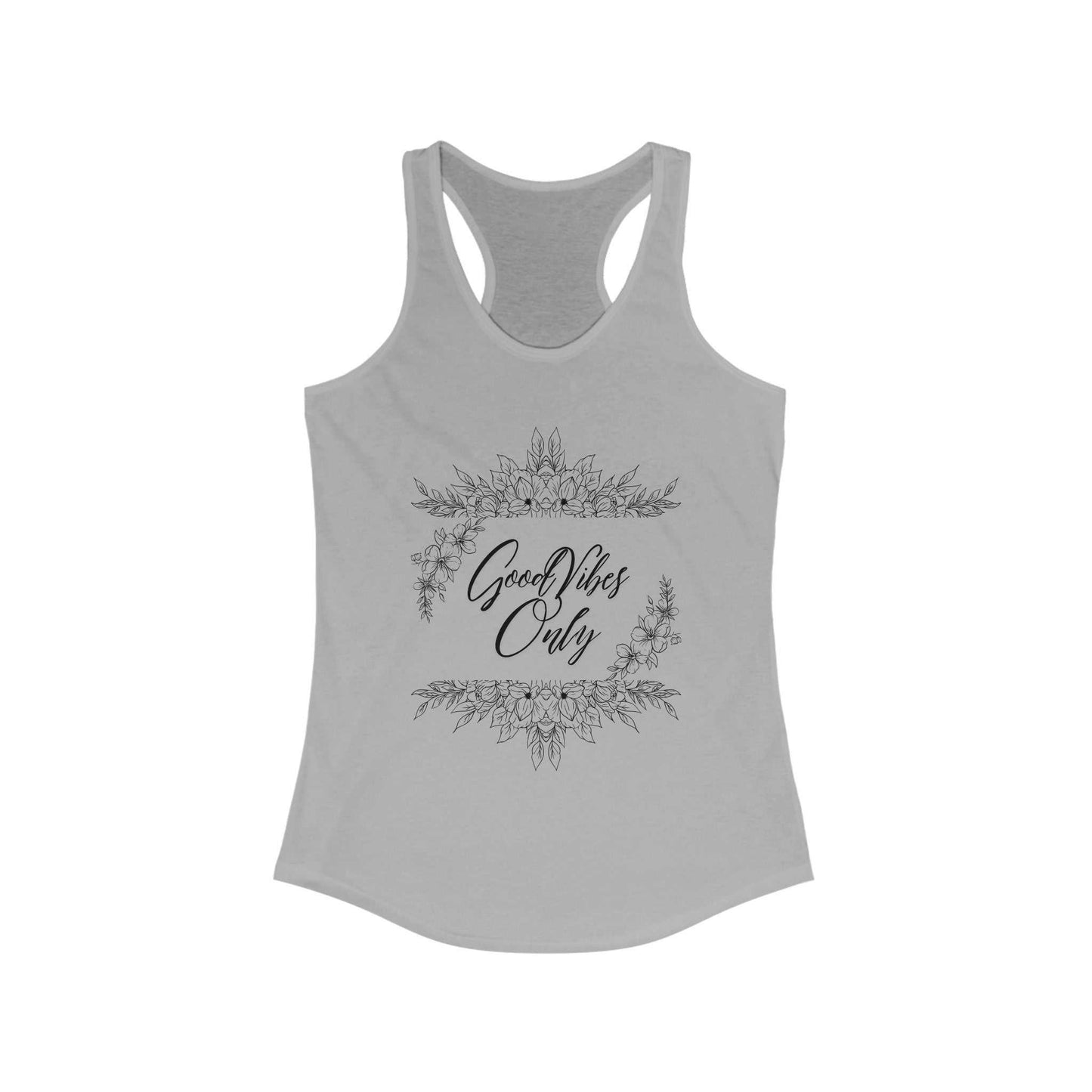 Good Vibes Only Racerback Lightweight Tank Top - GV by Good Vibes