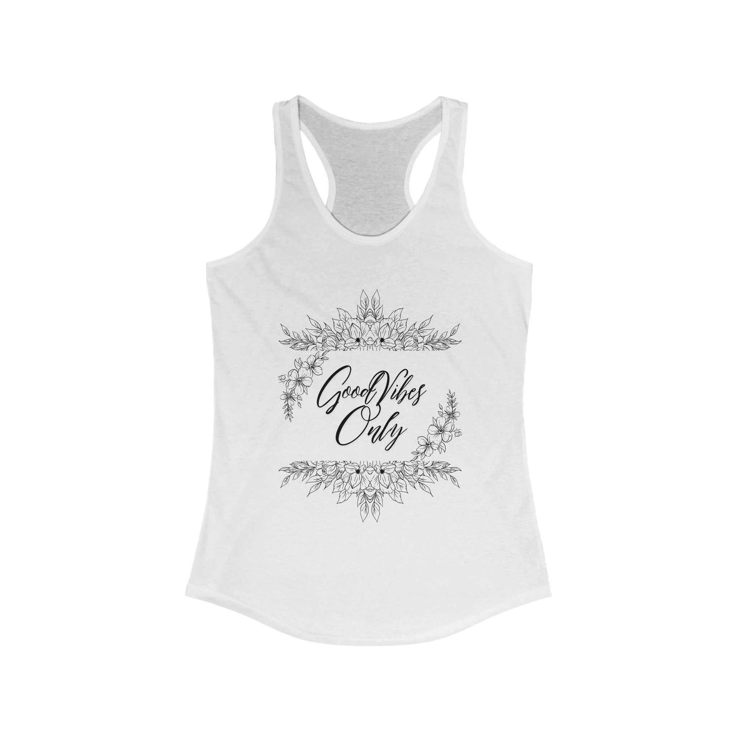 Good Vibes Only Racerback Lightweight Tank Top - GV by Good Vibes