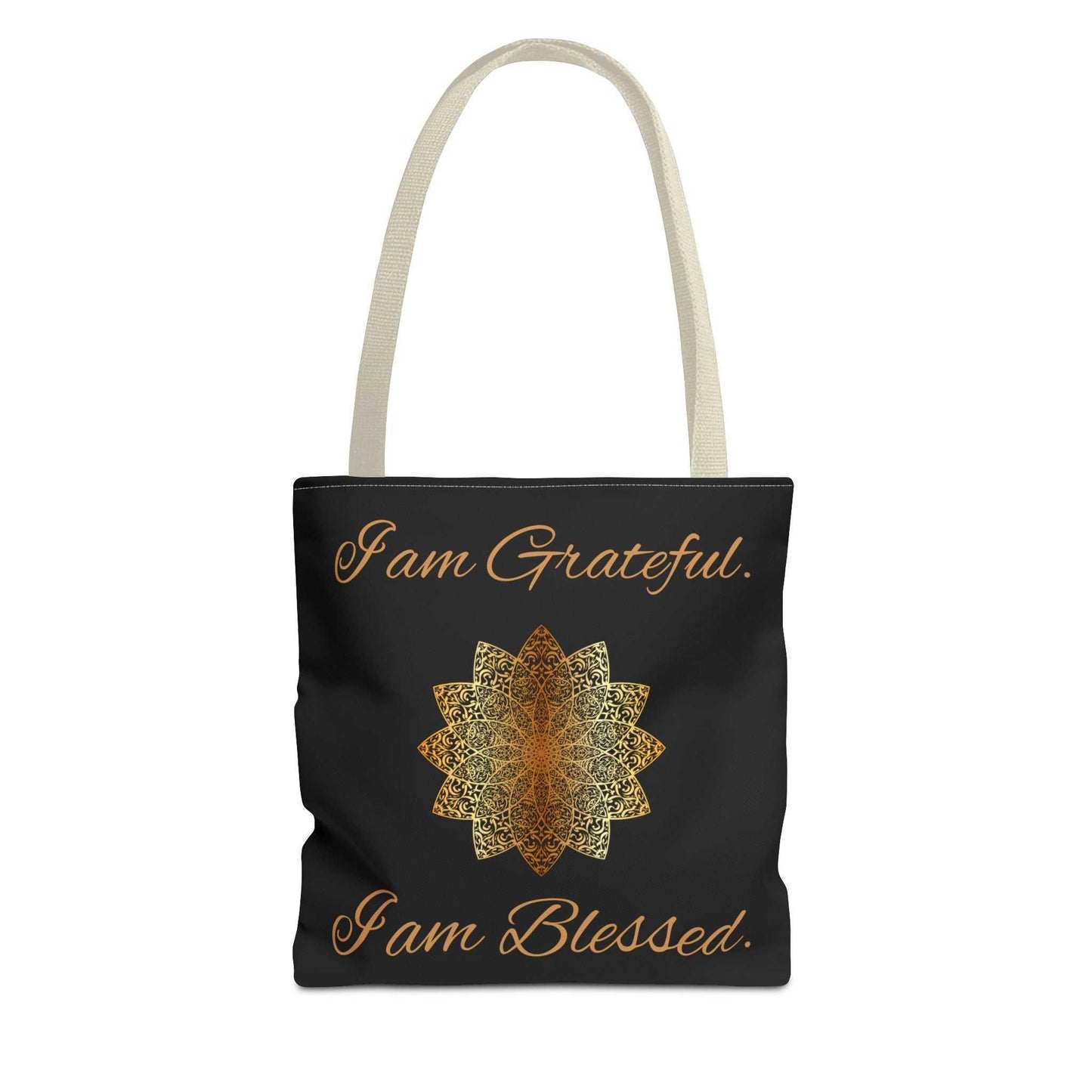 I Am Grateful, I Am Blessed Tote Bag - GV by Good Vibes