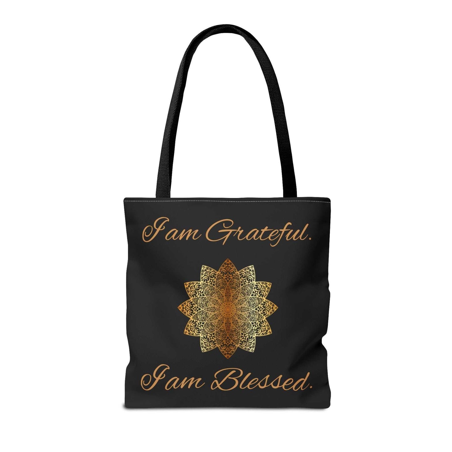 I Am Grateful, I Am Blessed Tote Bag - GV by Good Vibes