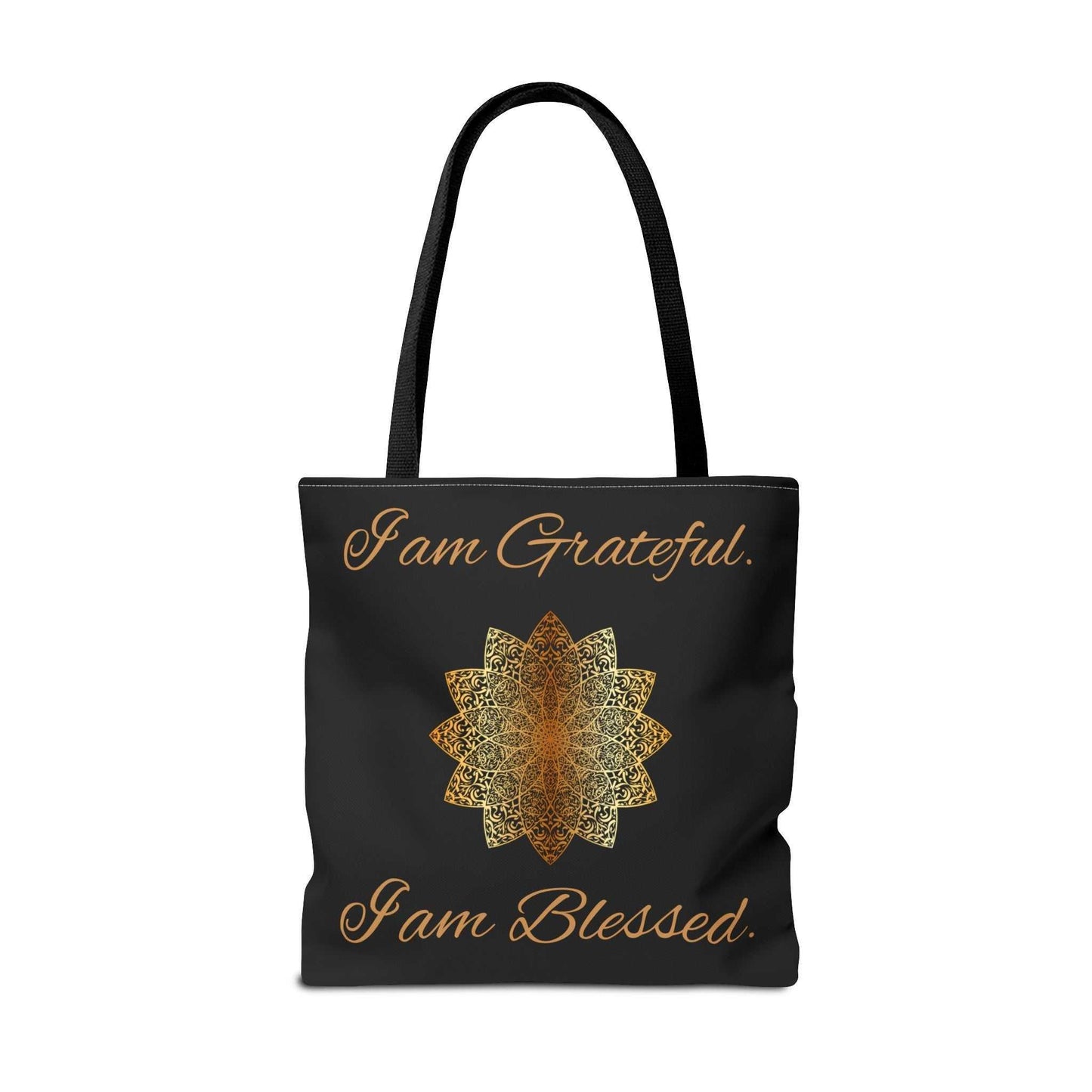 I Am Grateful, I Am Blessed Tote Bag - GV by Good Vibes