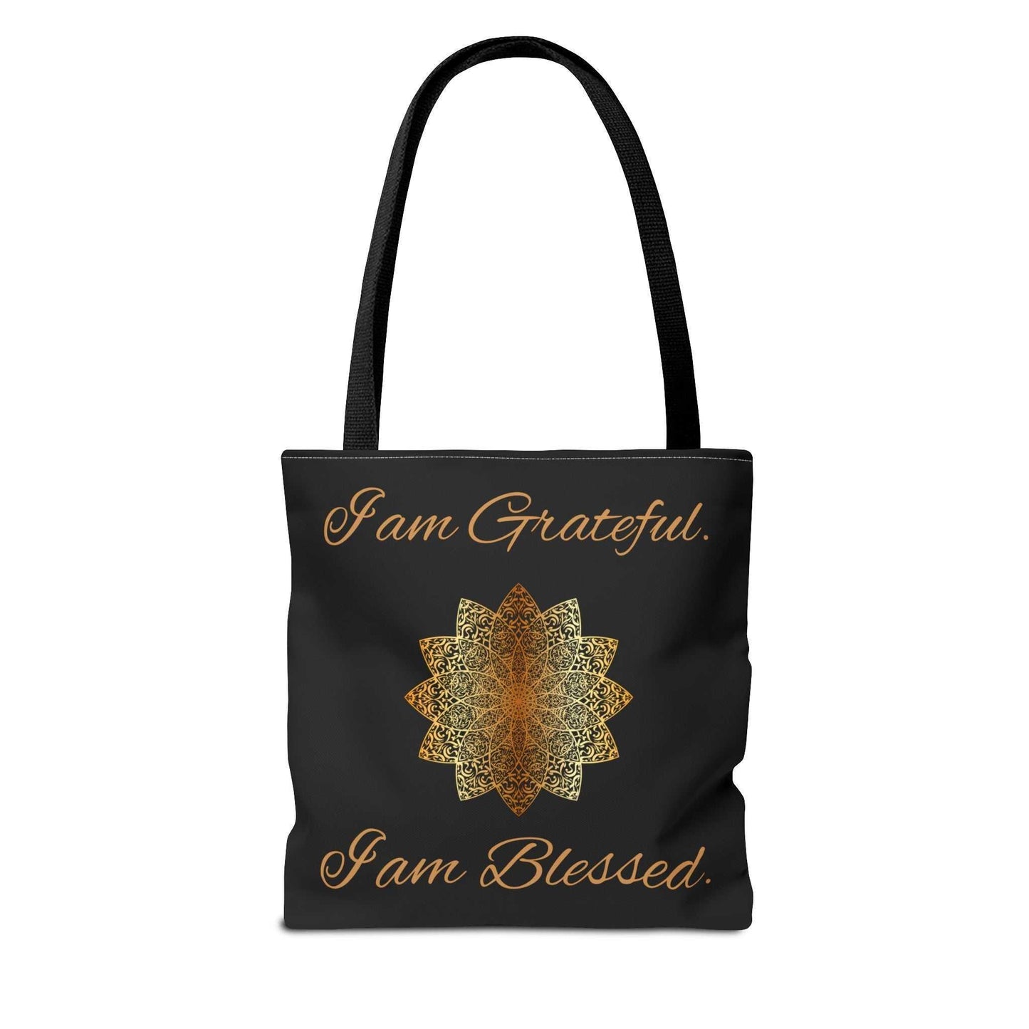 I Am Grateful, I Am Blessed Tote Bag - GV by Good Vibes