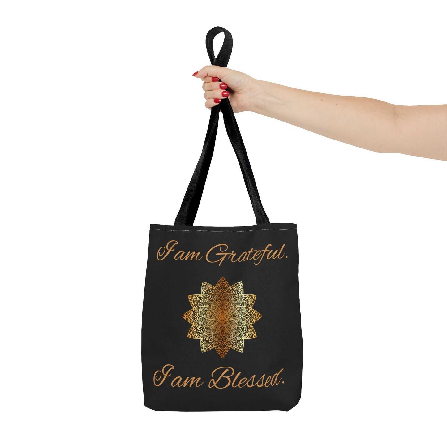 I Am Grateful, I Am Blessed Tote Bag - GV by Good Vibes