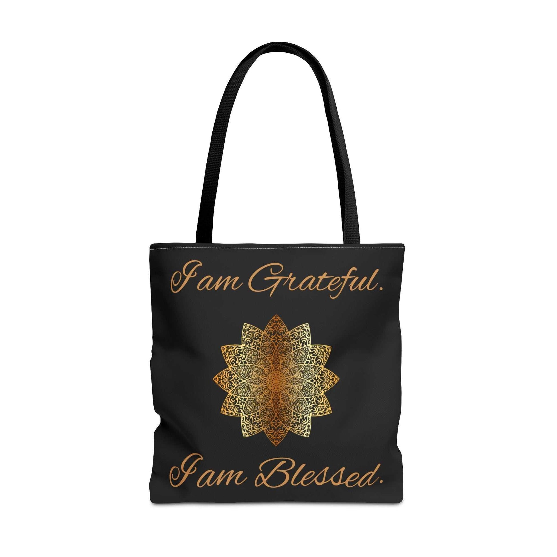 I Am Grateful, I Am Blessed Tote Bag - GV by Good Vibes