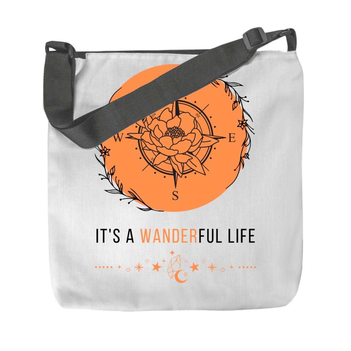 It's a Wanderful Life Compass Tote Bag - GV by Good Vibes