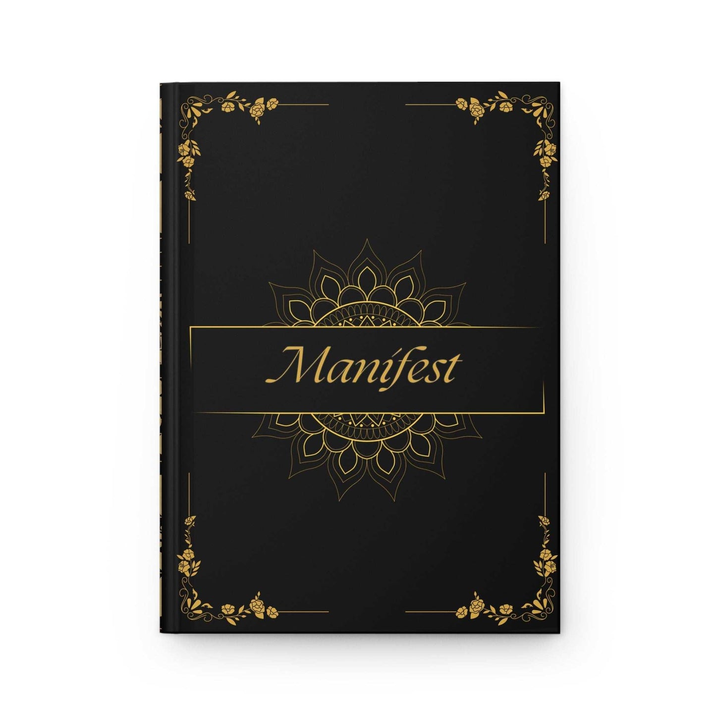 Manifest Notebook | Golden Floral Design - GV by Good Vibes