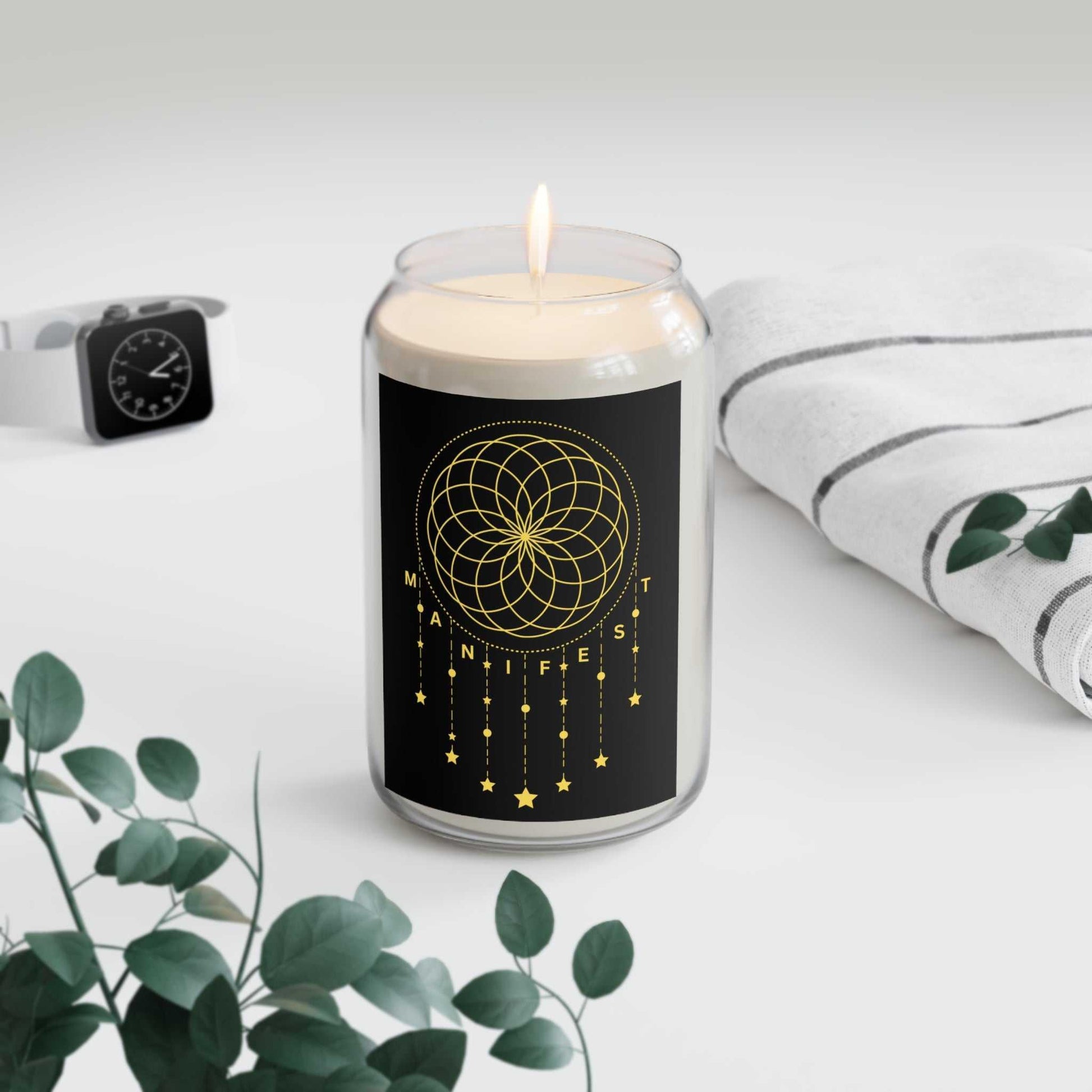 Manifesting Candle Scented with Natural Soy Wax - GV by Good Vibes