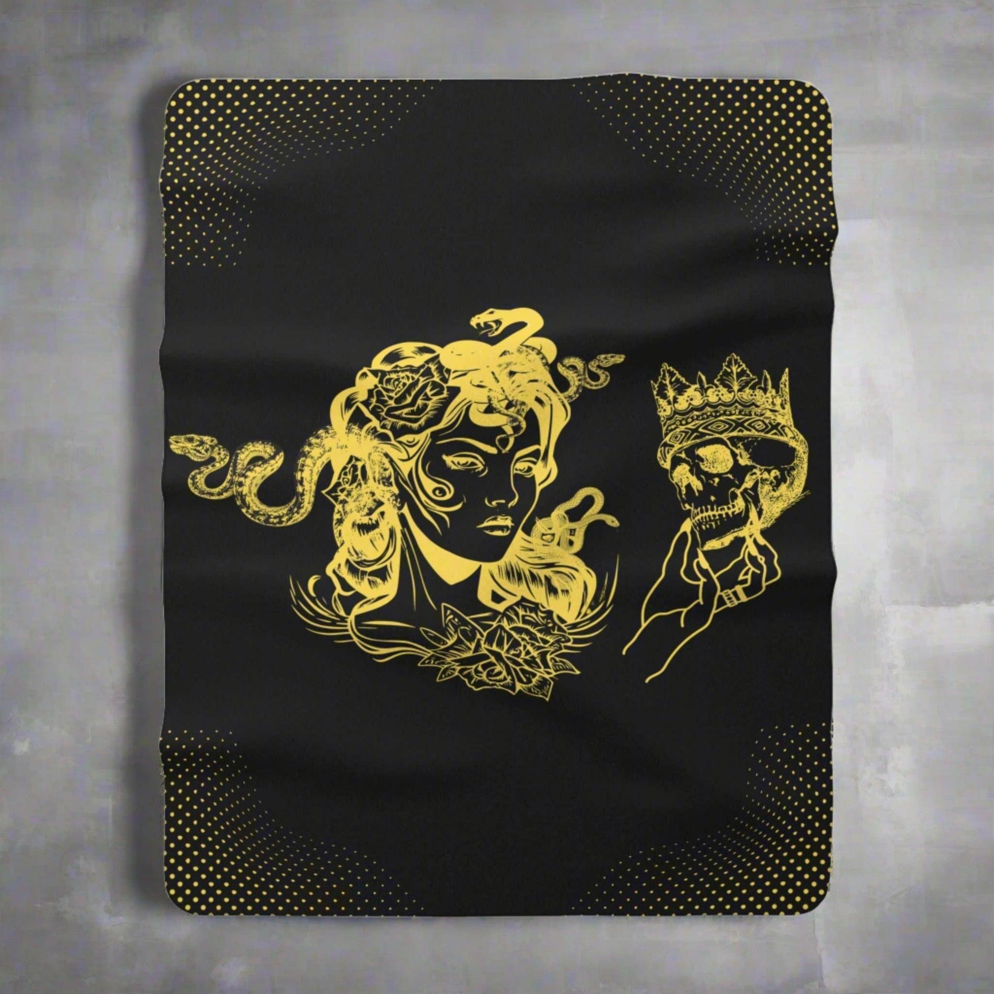 Medusa Design Cozy Fleece Blanket - GV by Good Vibes