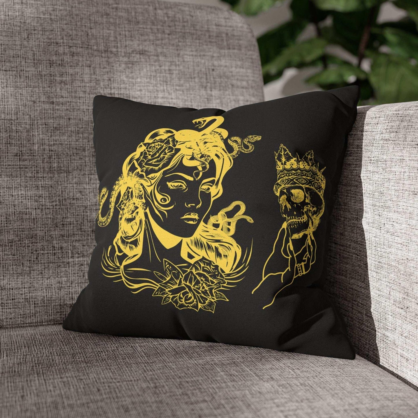 Medusa Design Pillowcase - Goddess Home Decor - GV by Good Vibes