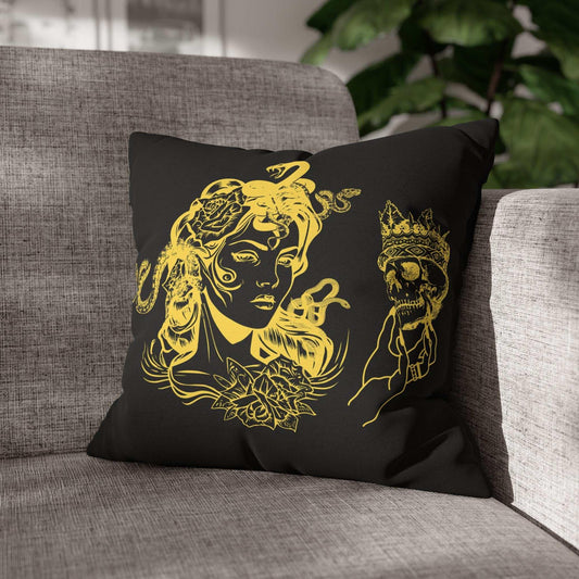 Medusa Design Pillowcase - Goddess Home Decor - GV by Good Vibes