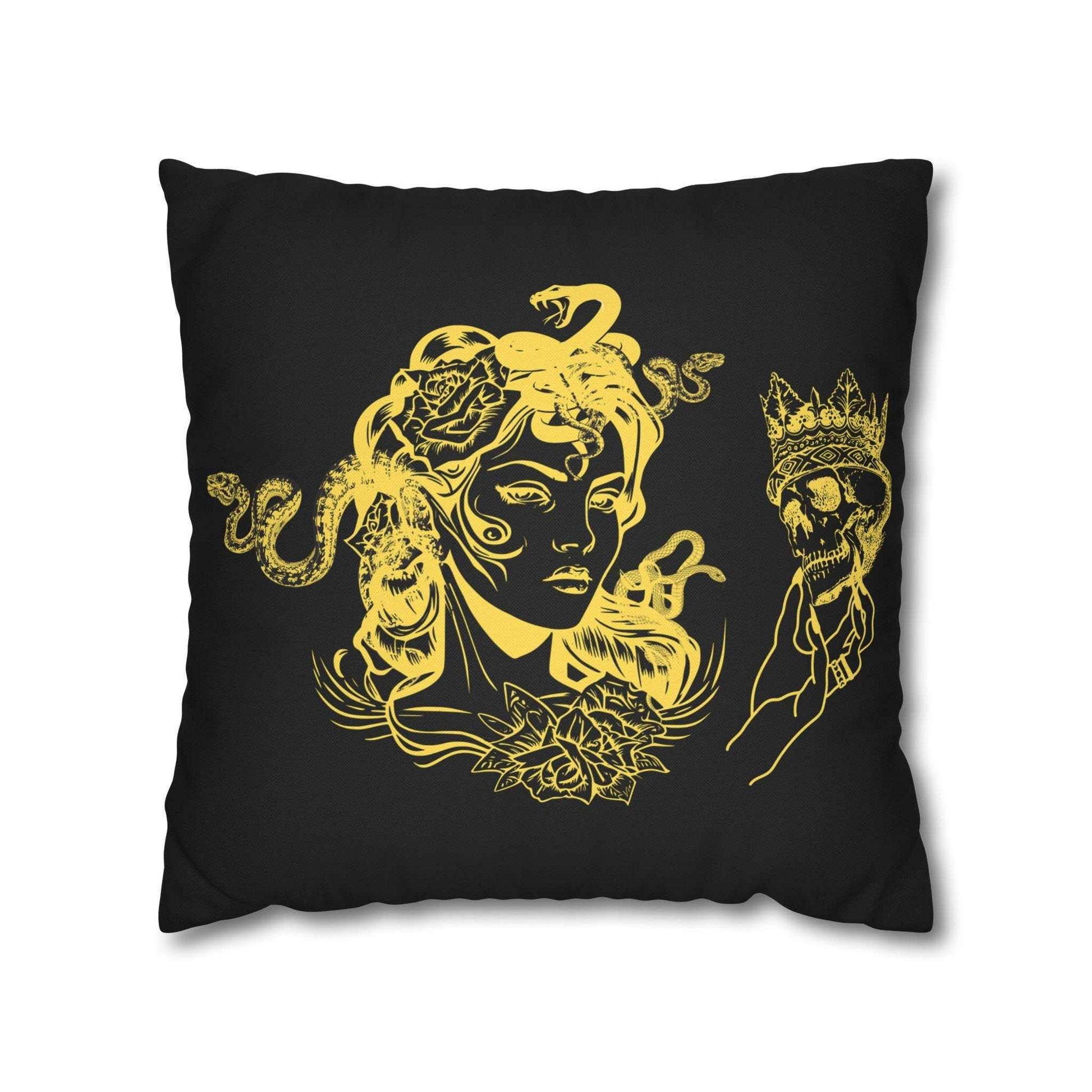 Medusa Design Pillowcase - Goddess Home Decor - GV by Good Vibes