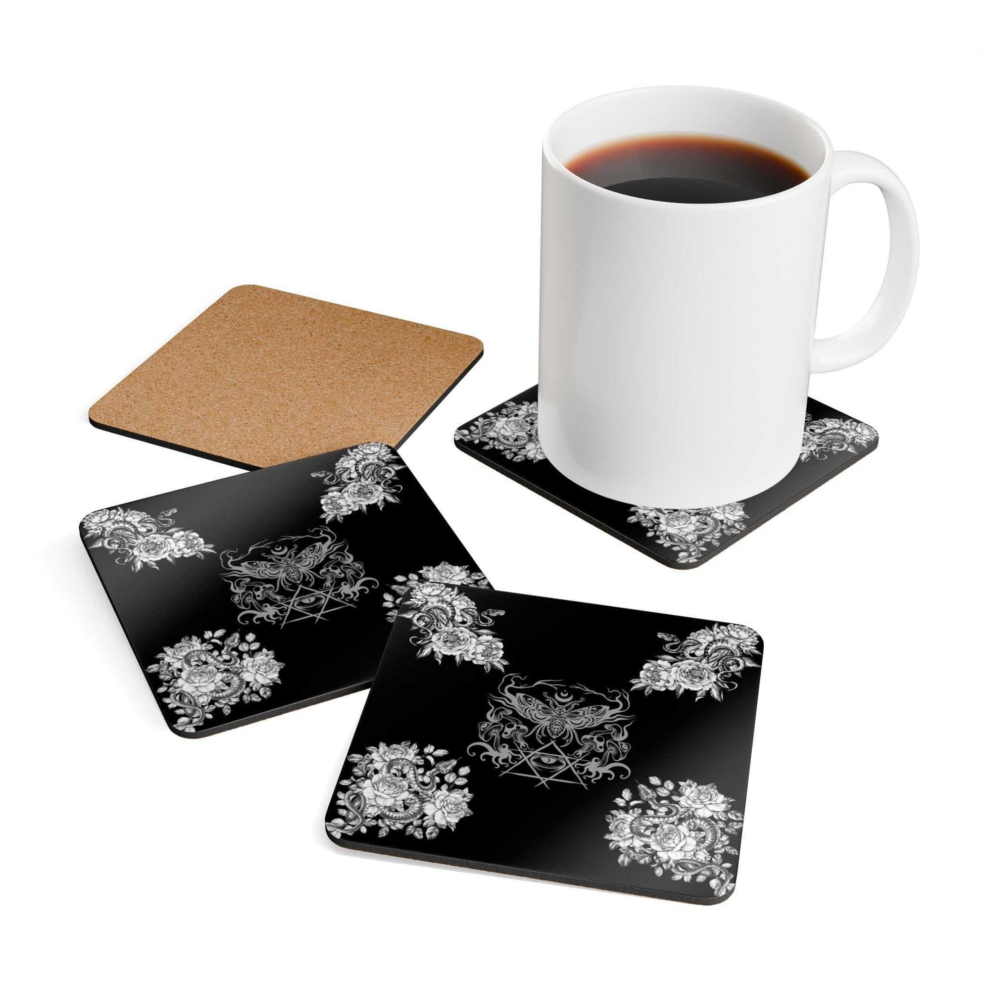 Occult Floral Coasters - GV by Good Vibes