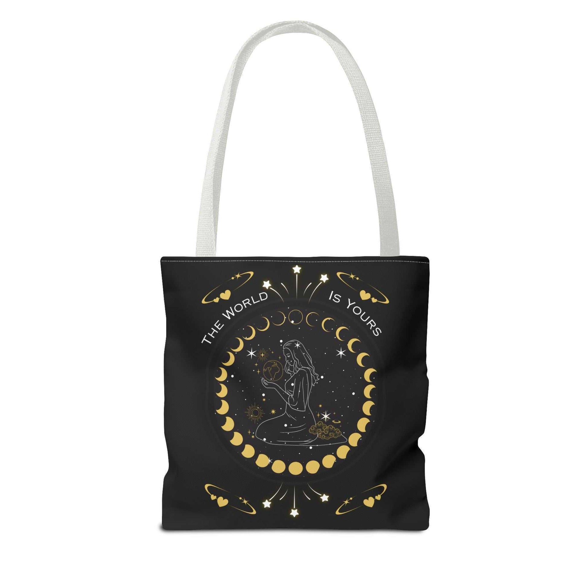 "The World Is Yours" Celestial Tote Bag - GV by Good Vibes