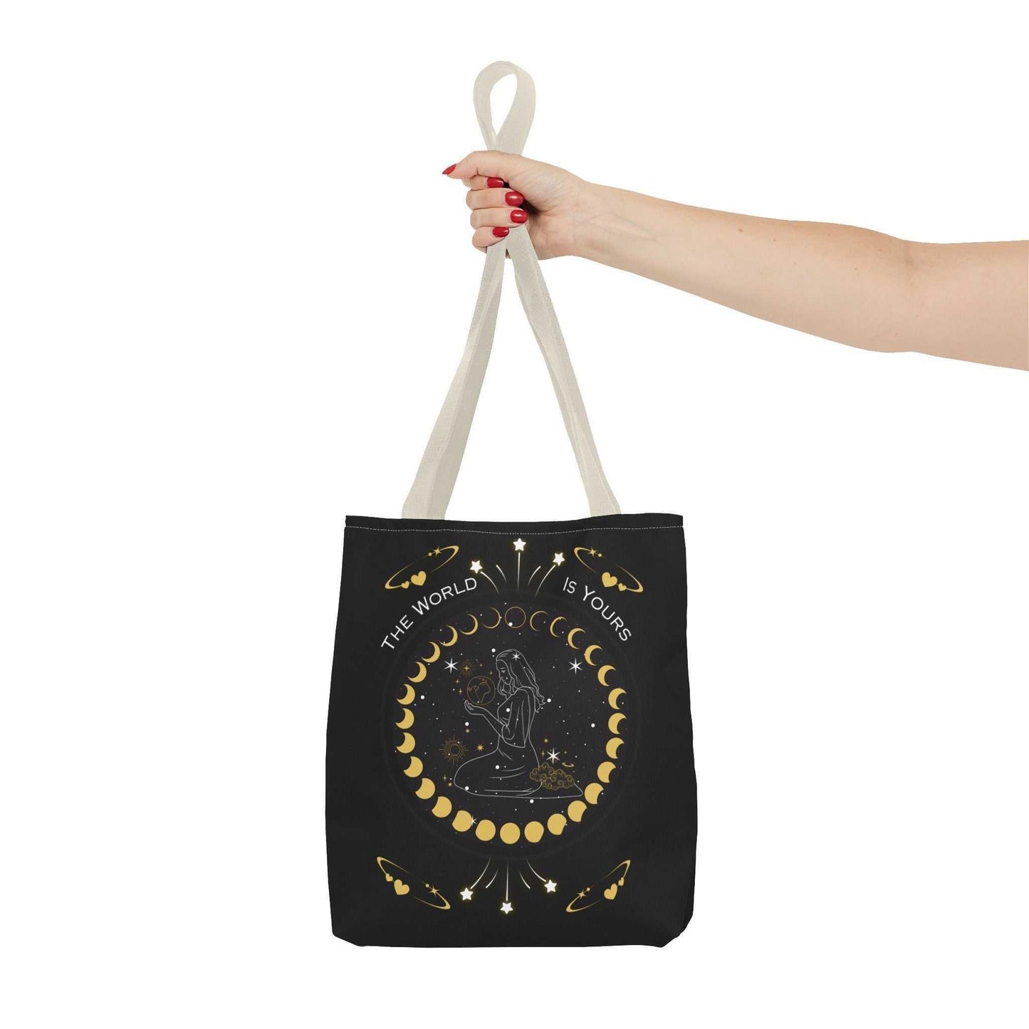 "The World Is Yours" Celestial Tote Bag - GV by Good Vibes