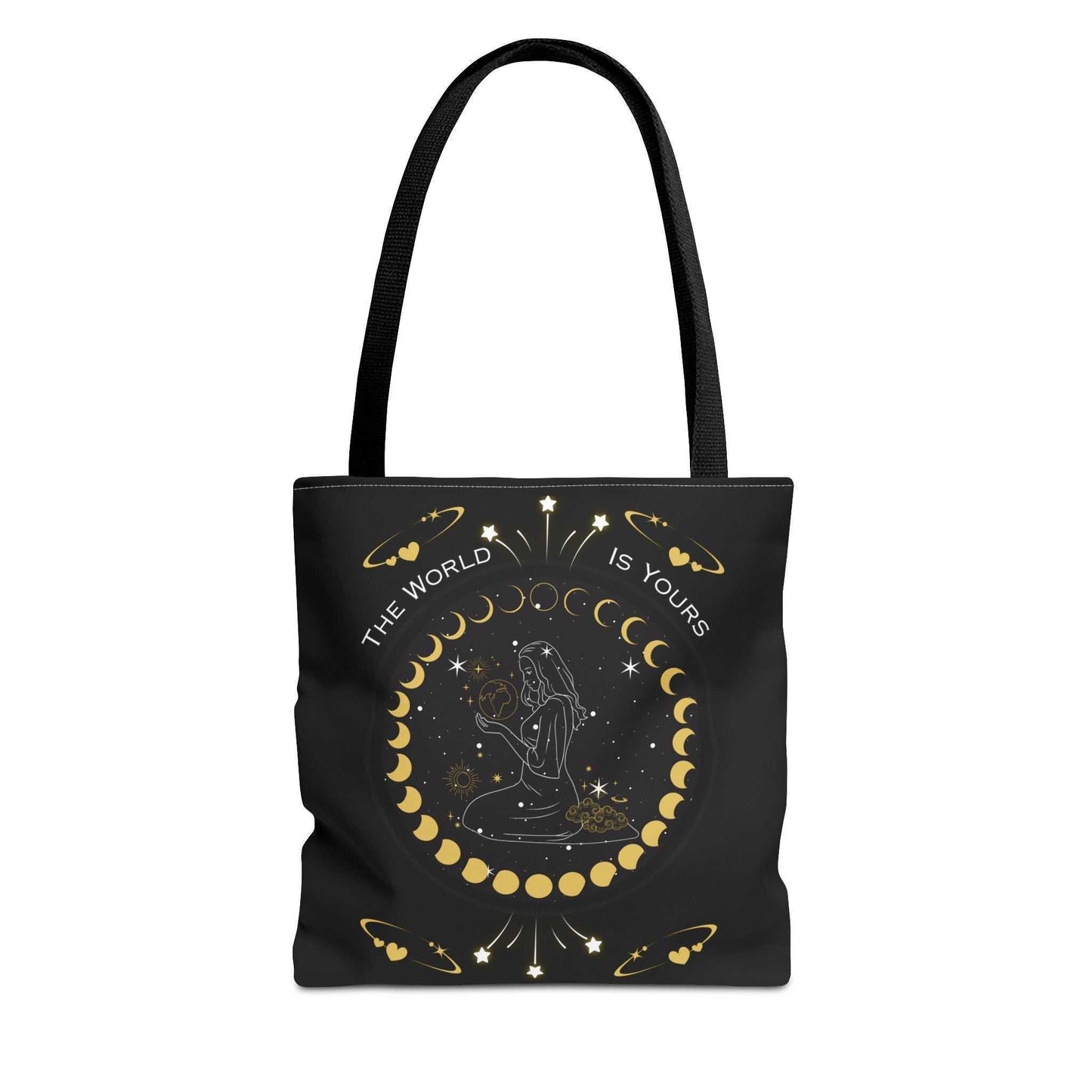 "The World Is Yours" Celestial Tote Bag - GV by Good Vibes