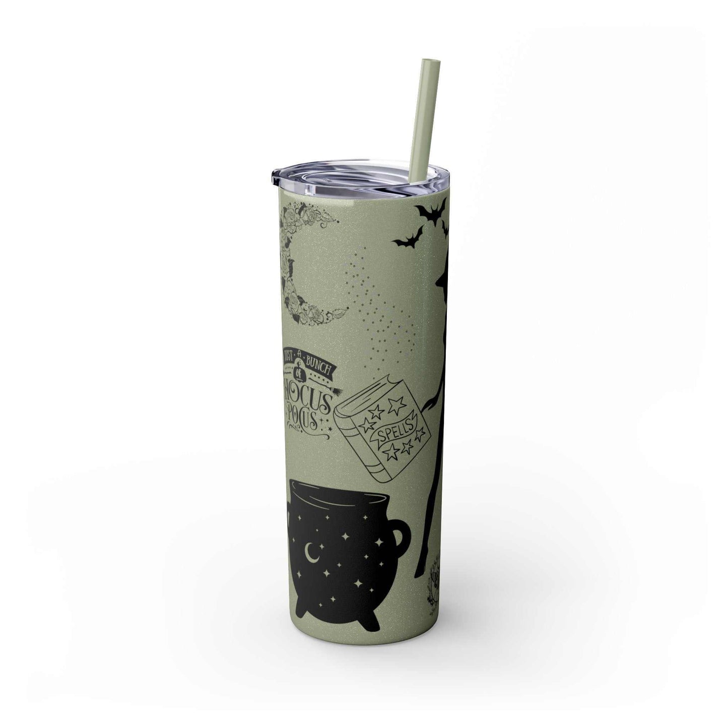 Witches Brew Skinny Tumbler | Matching Straw | 20oz - GV by Good Vibes