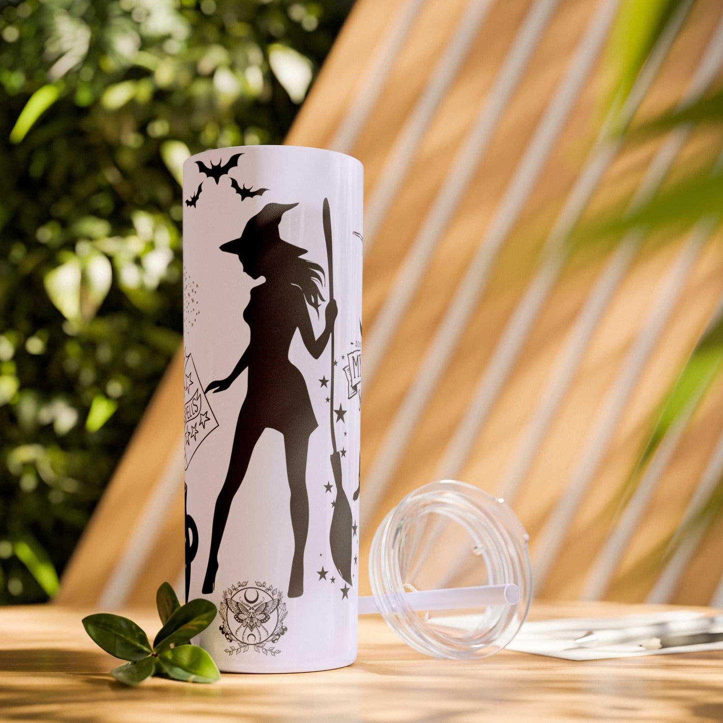 Witches Brew Skinny Tumbler | Matching Straw | 20oz - GV by Good Vibes