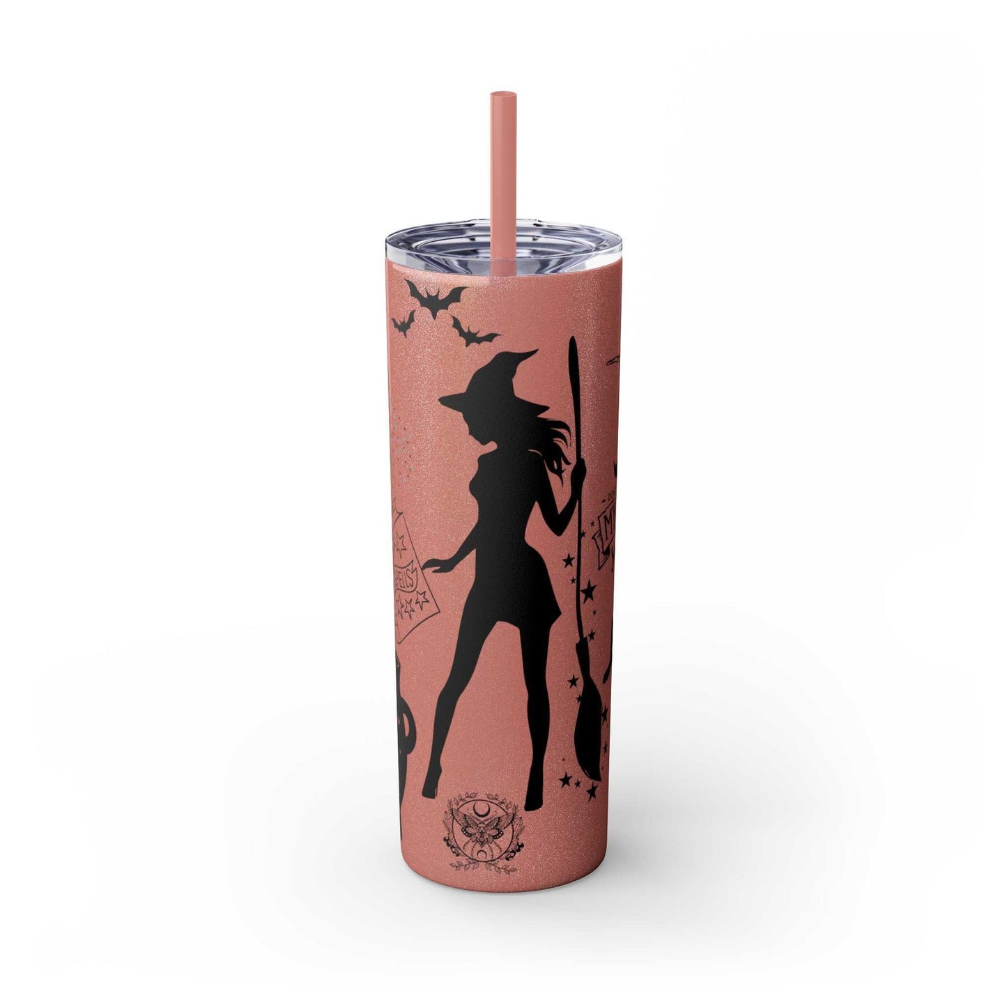 Witches Brew Skinny Tumbler | Matching Straw | 20oz - GV by Good Vibes