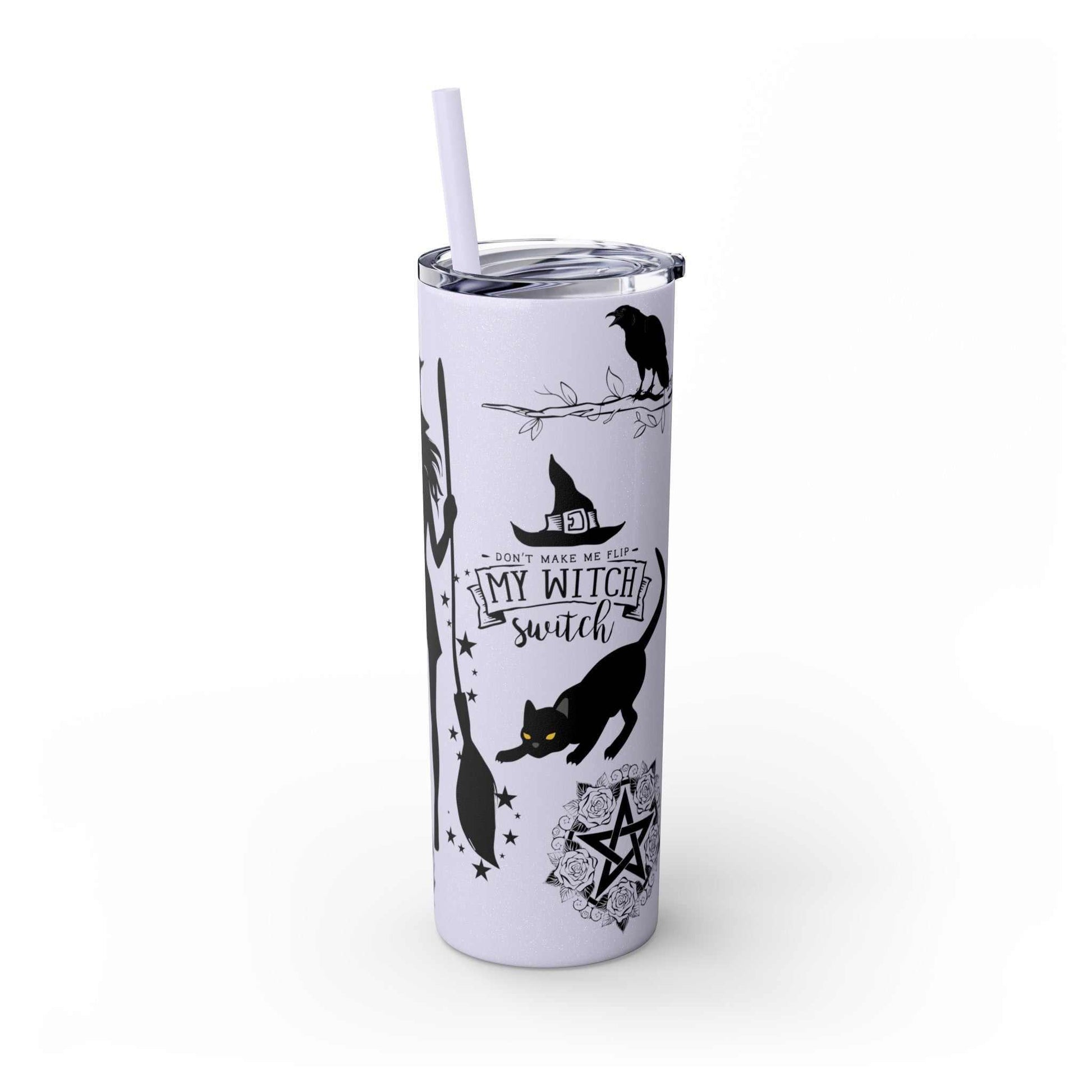 Witches Brew Skinny Tumbler | Matching Straw | 20oz - GV by Good Vibes