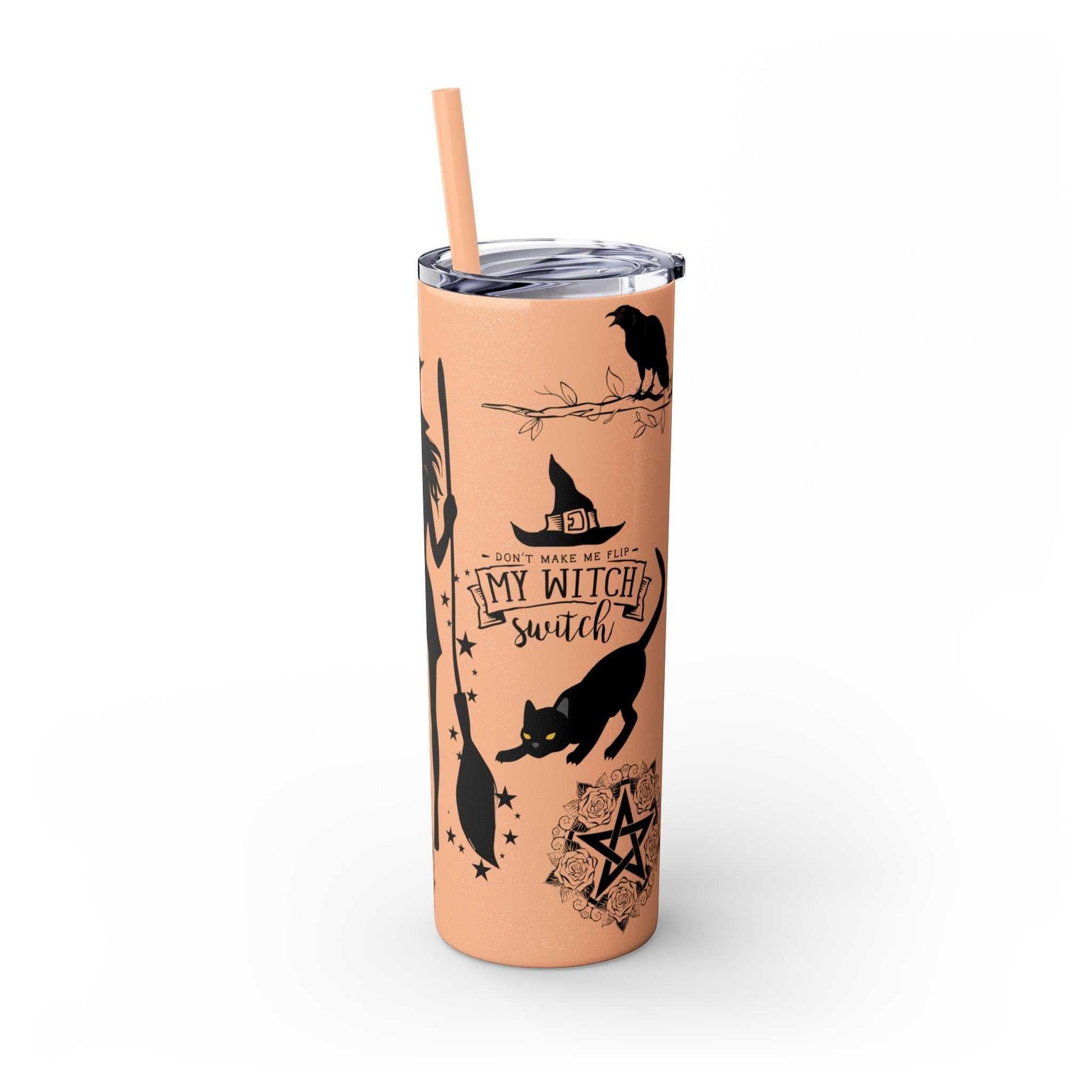 Witches Brew Skinny Tumbler | Matching Straw | 20oz - GV by Good Vibes