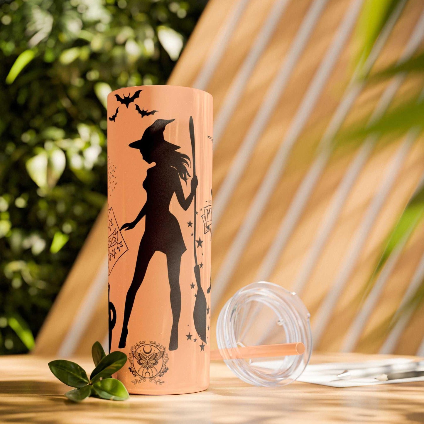 Witches Brew Skinny Tumbler | Matching Straw | 20oz - GV by Good Vibes