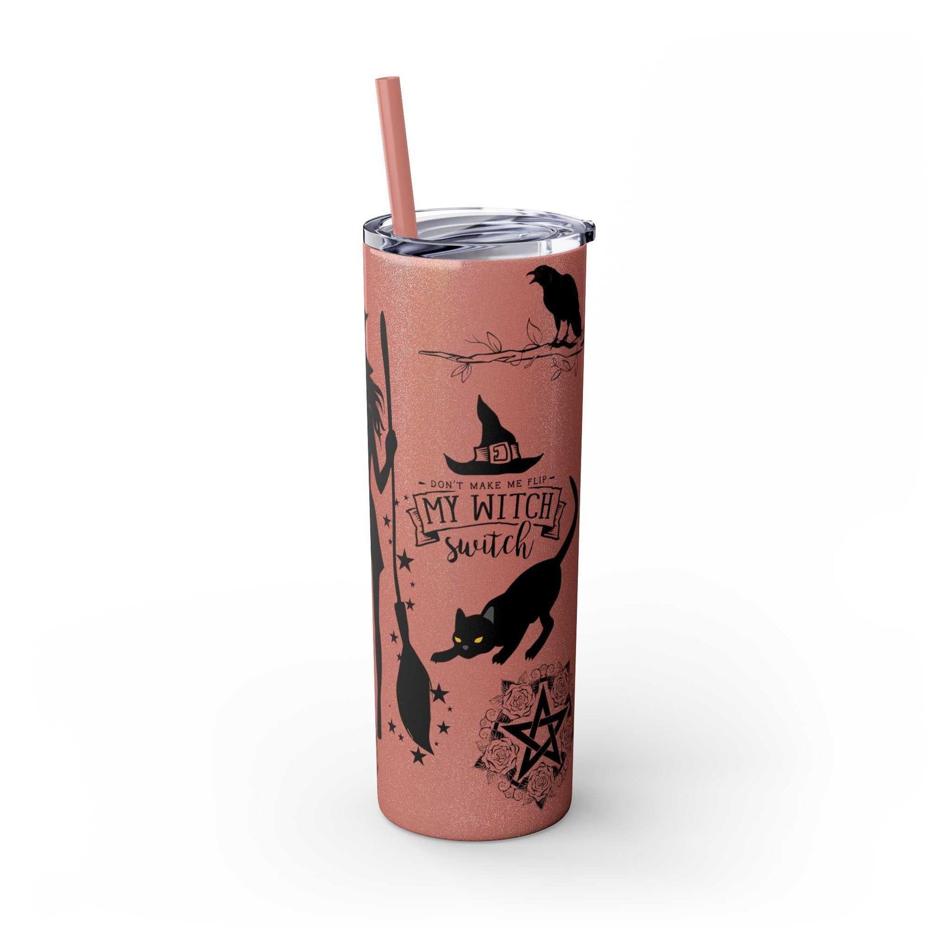 Witches Brew Skinny Tumbler | Matching Straw | 20oz - GV by Good Vibes