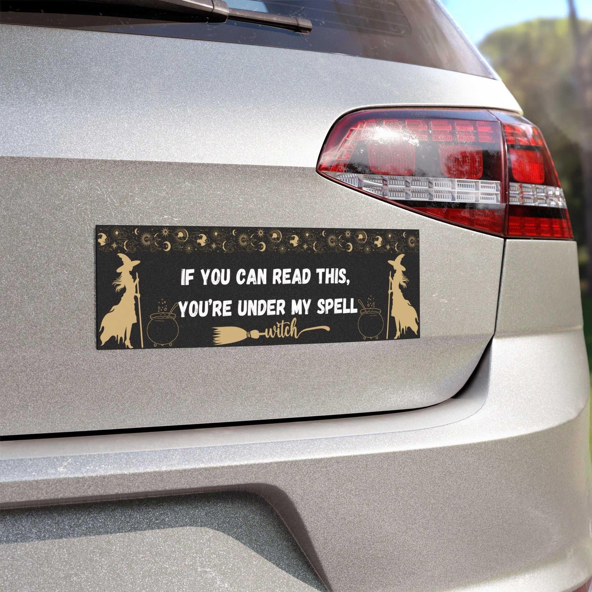 Witchy Magnetic Bumper Sticker: Enchant Your Ride! - GV by Good Vibes