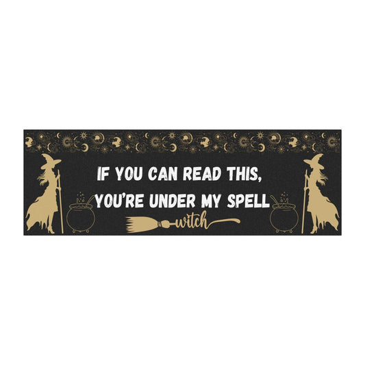 Witchy Magnetic Bumper Sticker: Enchant Your Ride! - GV by Good Vibes